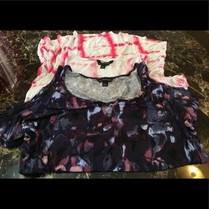 2 Rock & Republic Size XL Tops
